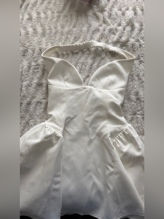 babyboo Dresses & Skirts - Marla Ivory Strapless Sweetheart Mini Dress